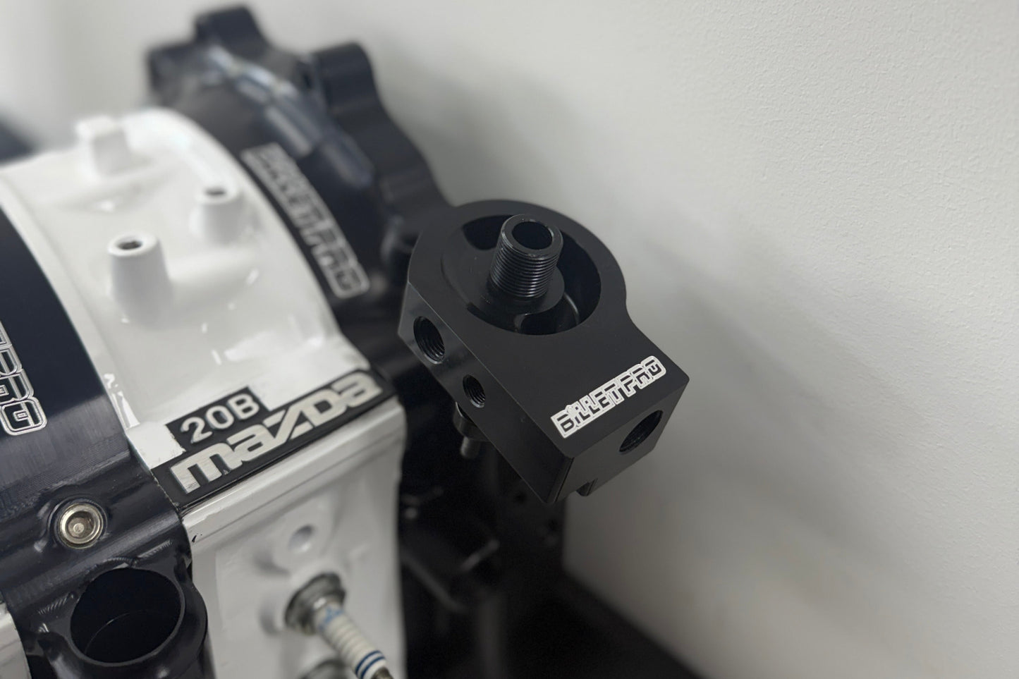 BILLETPRO FD RX-7 OIL FILTER PEDESTAL